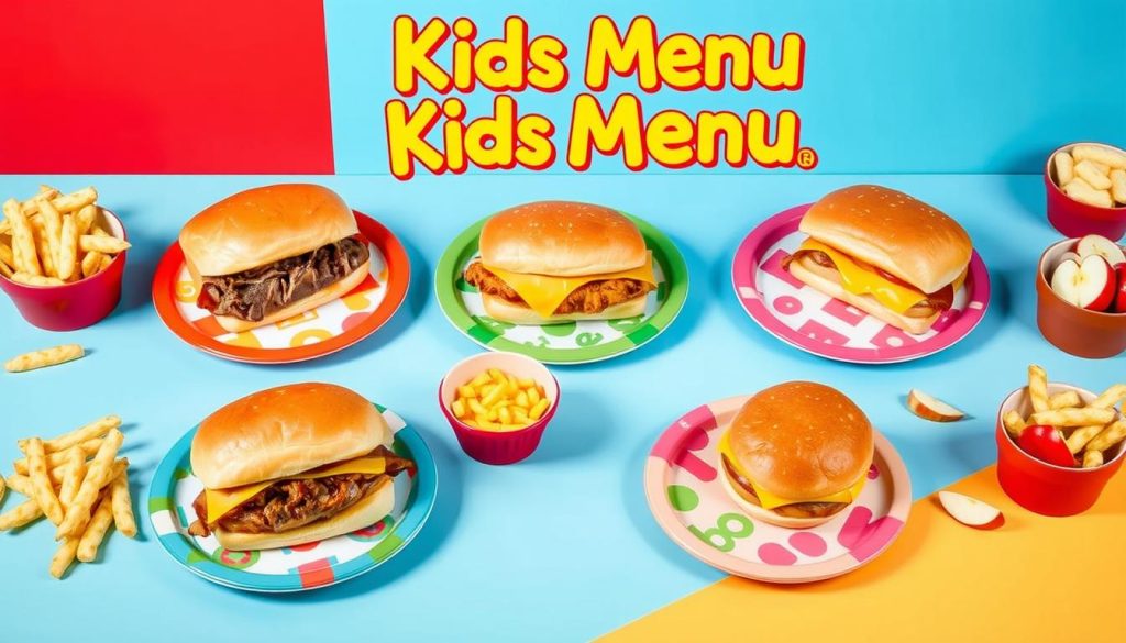 Arby's Kids Menu Sandwich Options