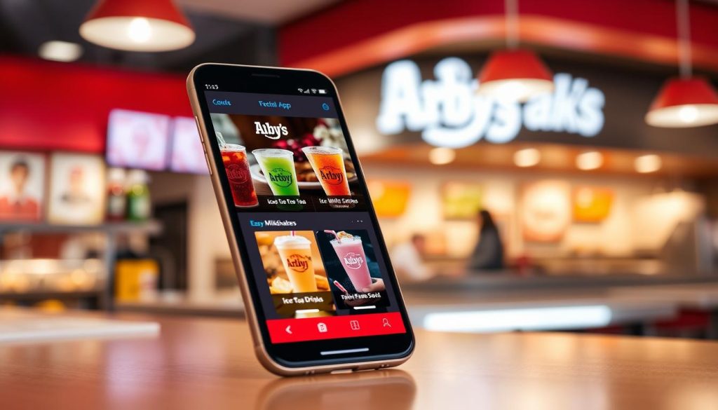 Arby's Mobile App Drink Ordering