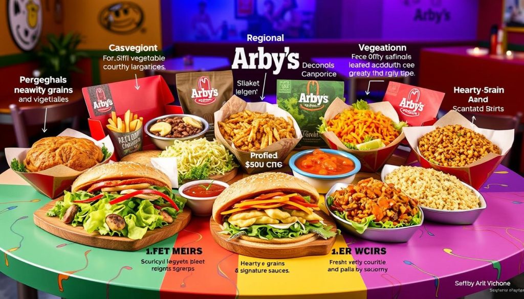 Arby's Regional Vegetarian Menu Variations