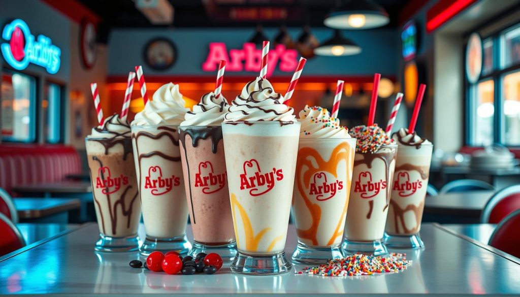 Arby's Shake Customization Options