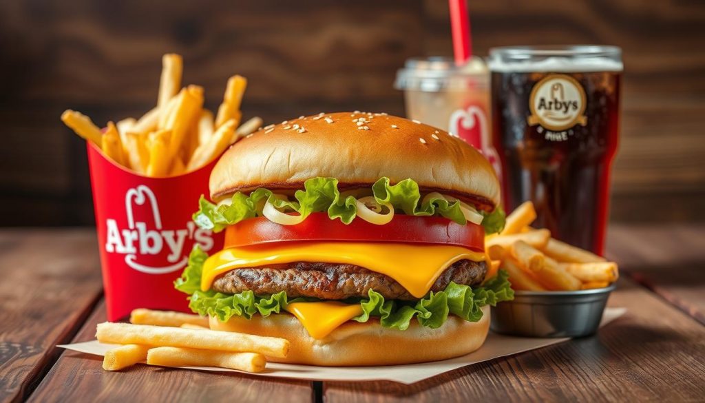 Arby's burger combo meal specials