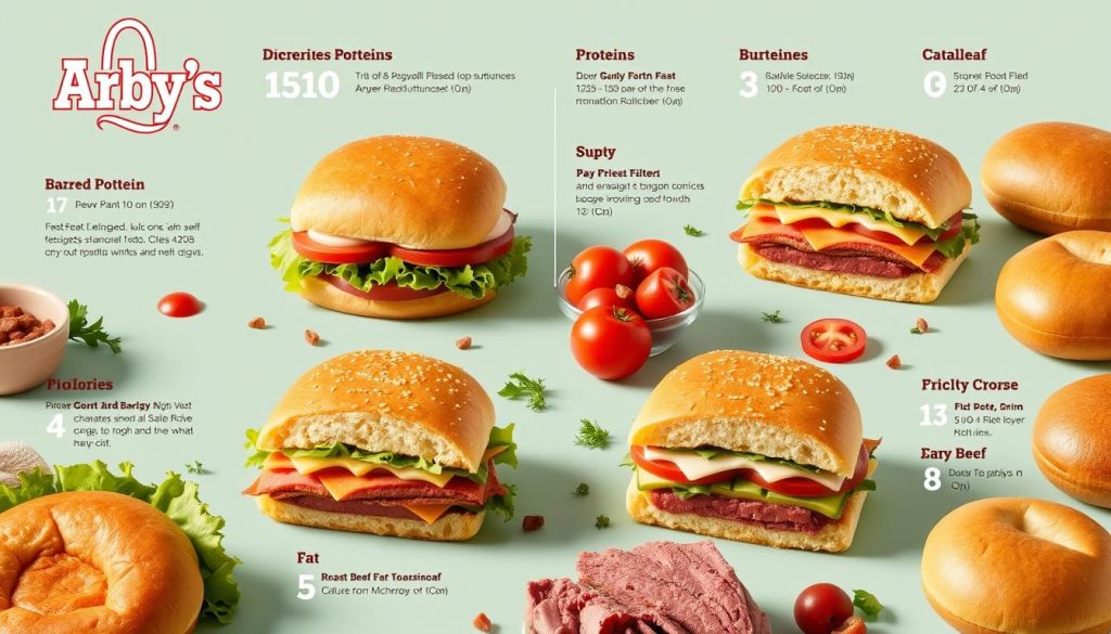 Arby's sandwich nutrition guide