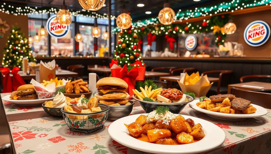 Burger King Christmas Menu Regional Variations