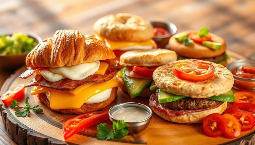 Burger King breakfast sandwiches customization