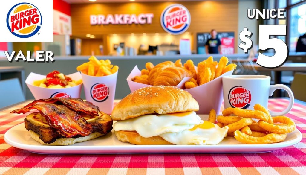 Burger King breakfast value meals