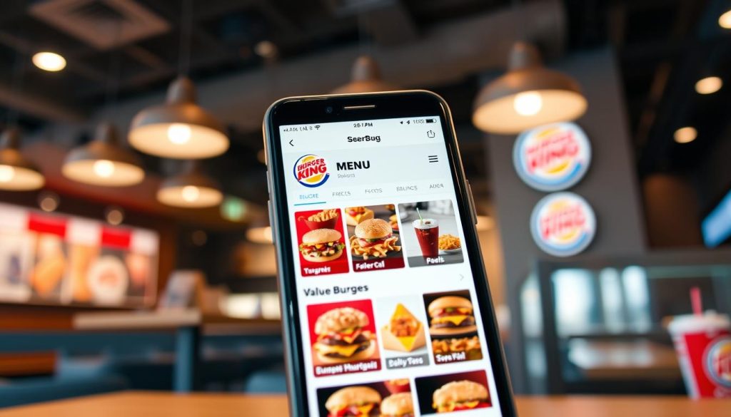 Burger King mobile app