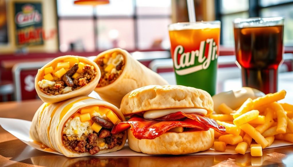 Carl's Jr Breakfast Menu Items