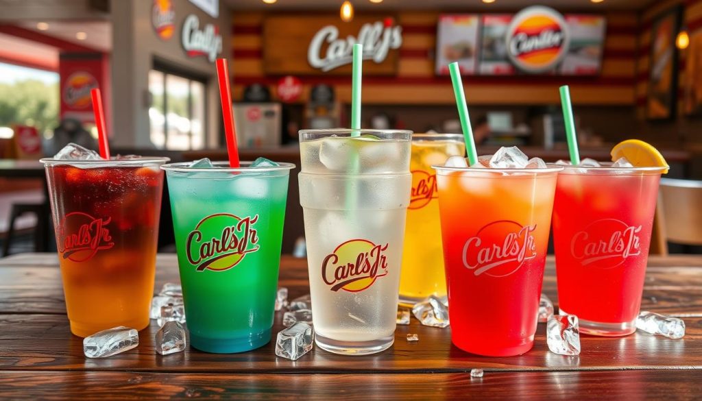 Carl's Jr Budget Beverage Choices