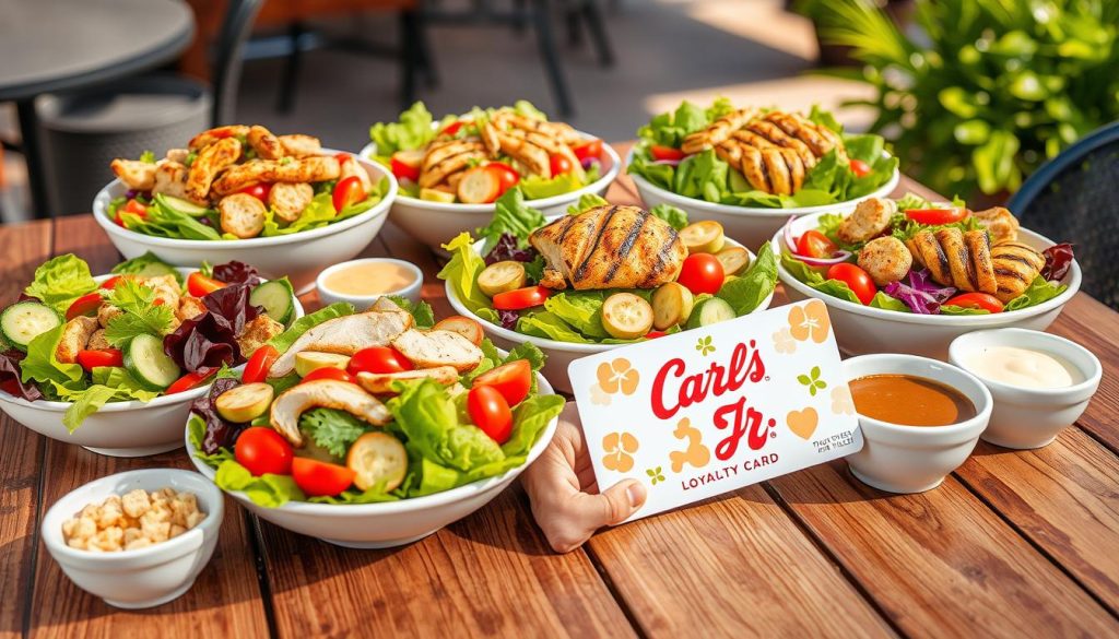 Carl's Jr Loyalty Program Salad Rewards