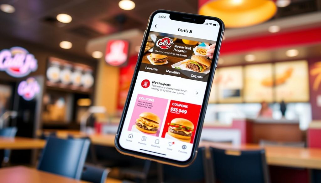 Carl's Jr Mobile App Rewards Program