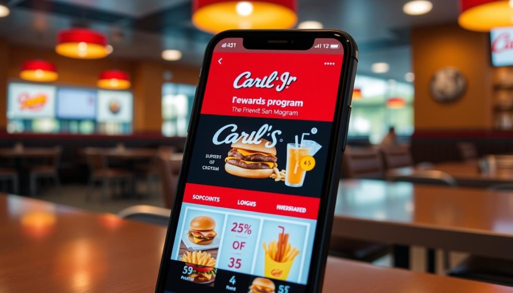 Carl's Jr Mobile App Rewards Program