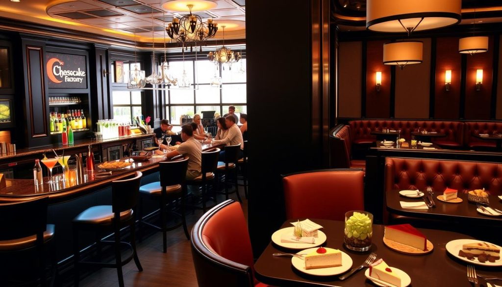 Cheesecake Factory Happy Hour Seating Options