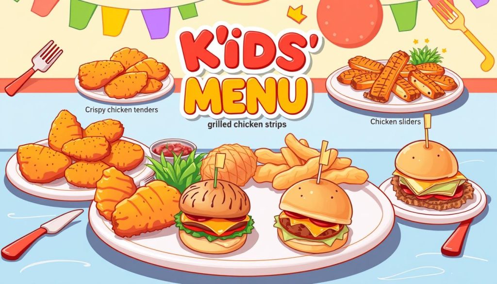 Cheesecake Factory Kids Chicken Menu