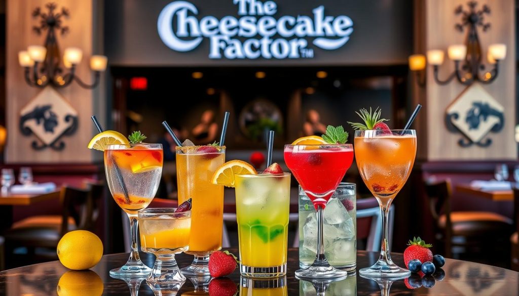 Cheesecake Factory Non-Alcoholic Drink Selection