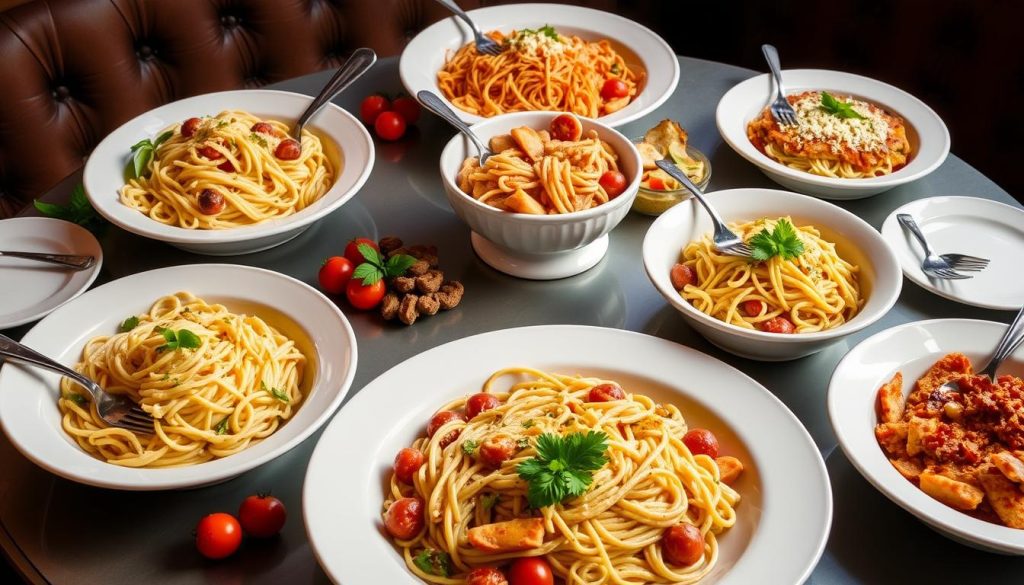 Cheesecake Factory Pasta Sharing Options