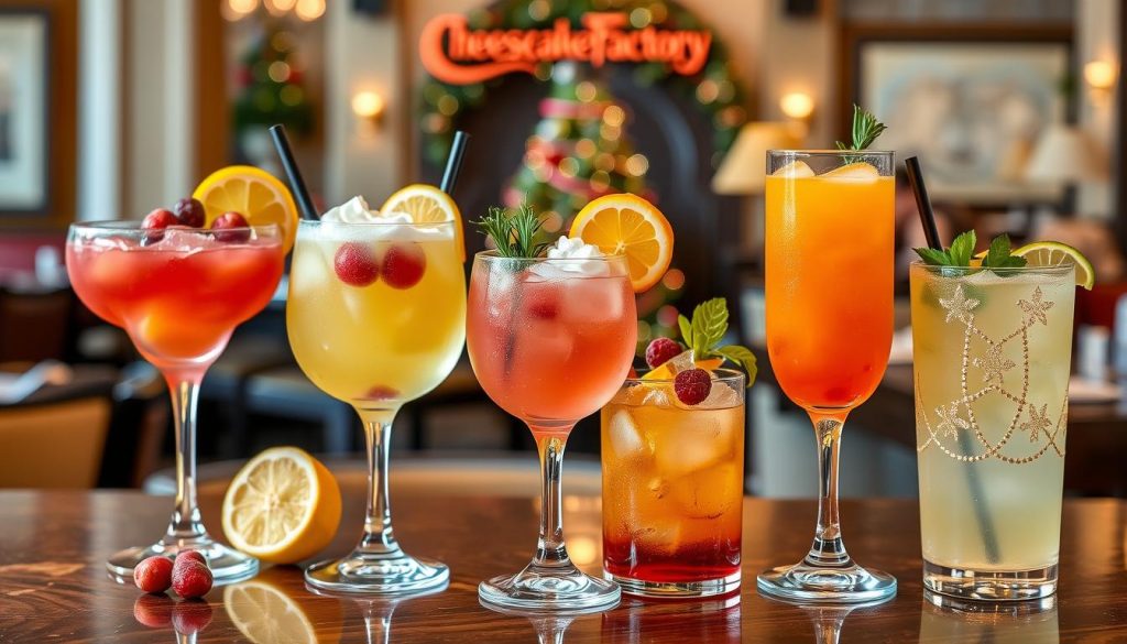 Cheesecake Factory Seasonal Cocktail Menu