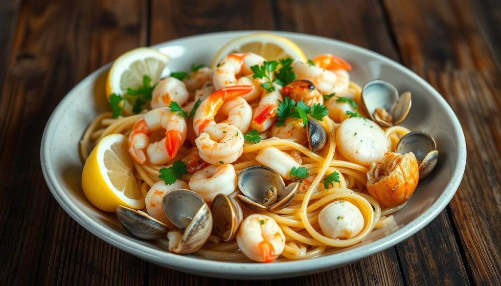 Cheesecake Factory seafood pasta dishes