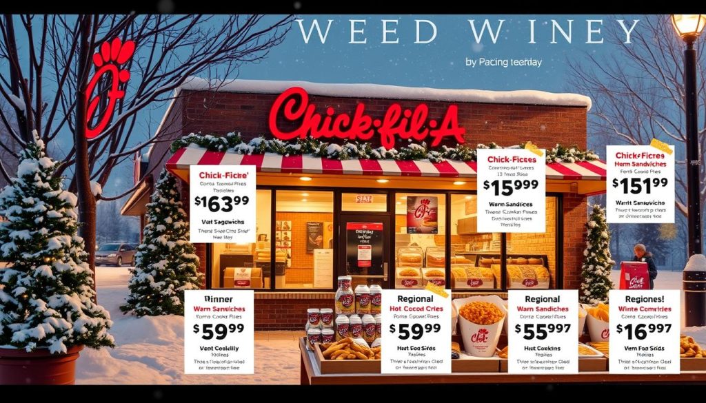 Chick-fil-A winter menu pricing