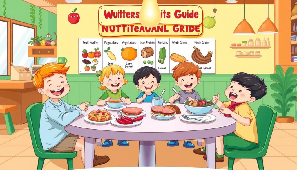 Children's Nutritional Guide at Family Restaurants