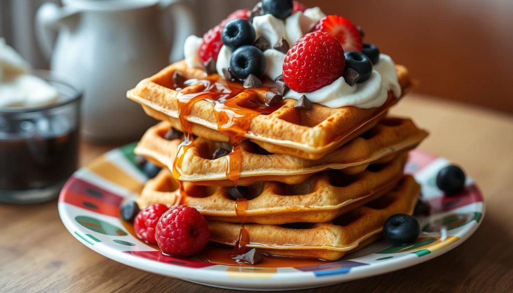 Chocolate Chip Waffles at IHOP