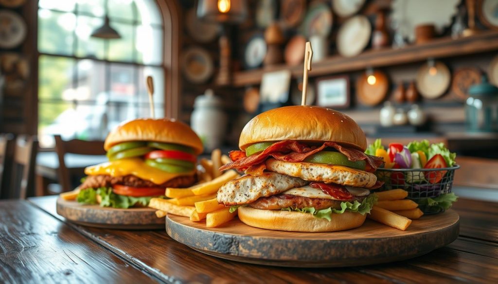 Cracker Barrel Sandwich and Burger Menu