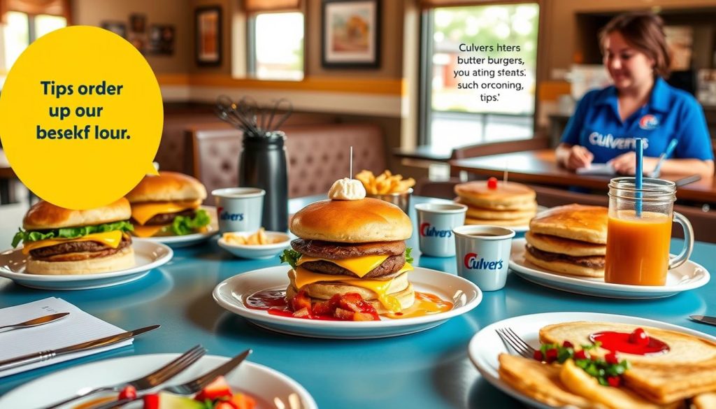 Culver's Breakfast Menu Ordering Tips