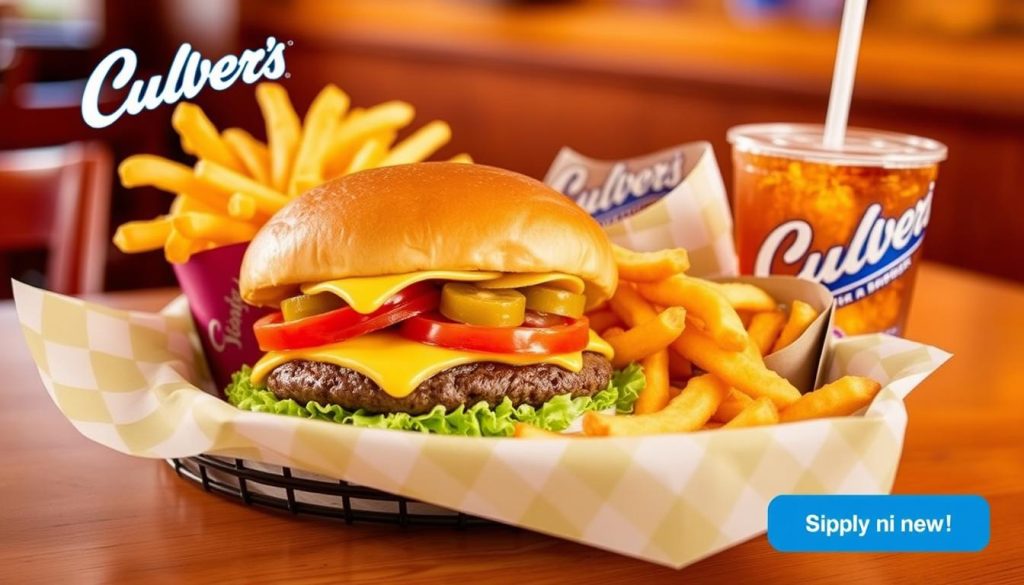 Culver's ButterBurger Value Basket Menu