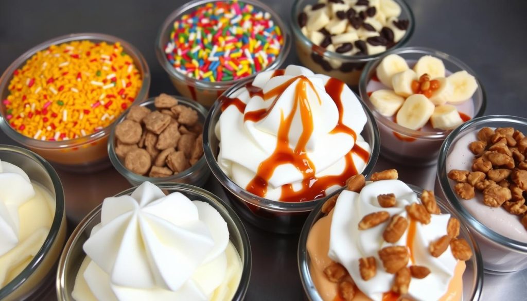 Culver's Custard Toppings Selection