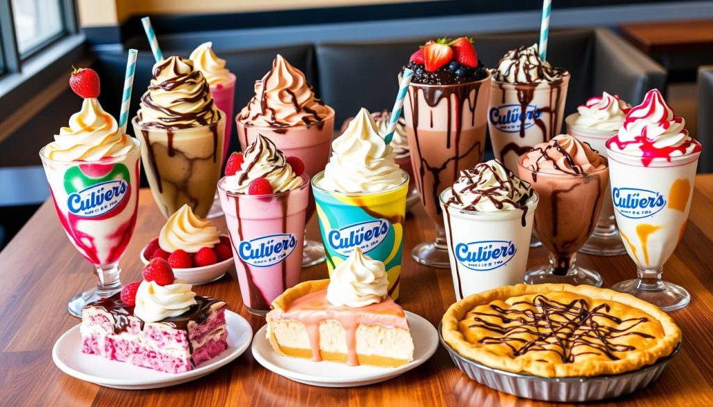 Culver's Dessert Menu Variety