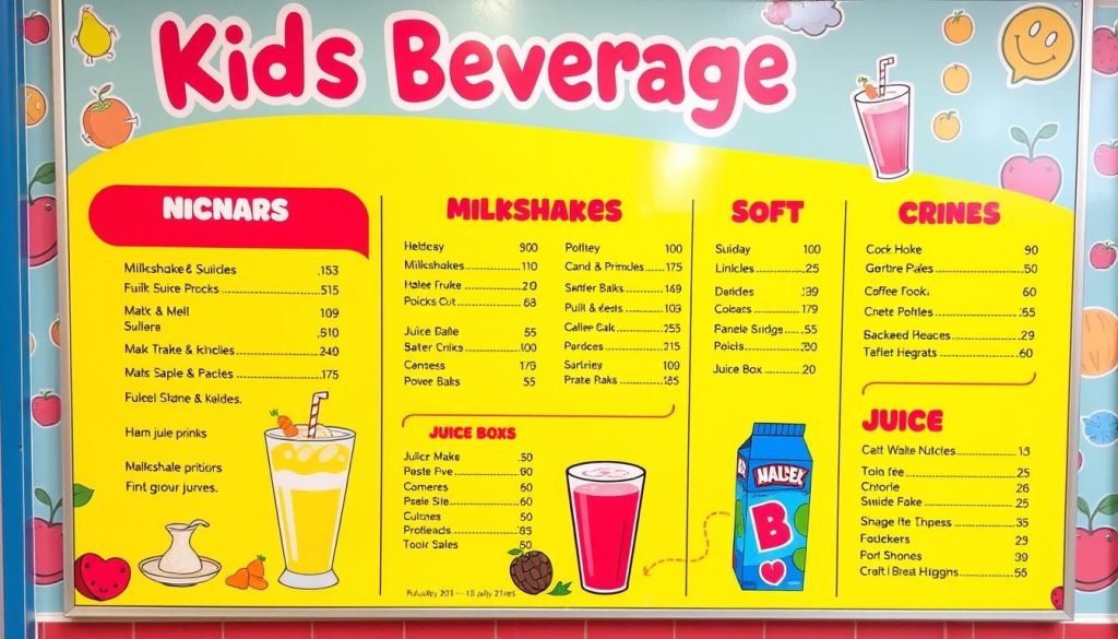 Culver's Kids Beverage Menu