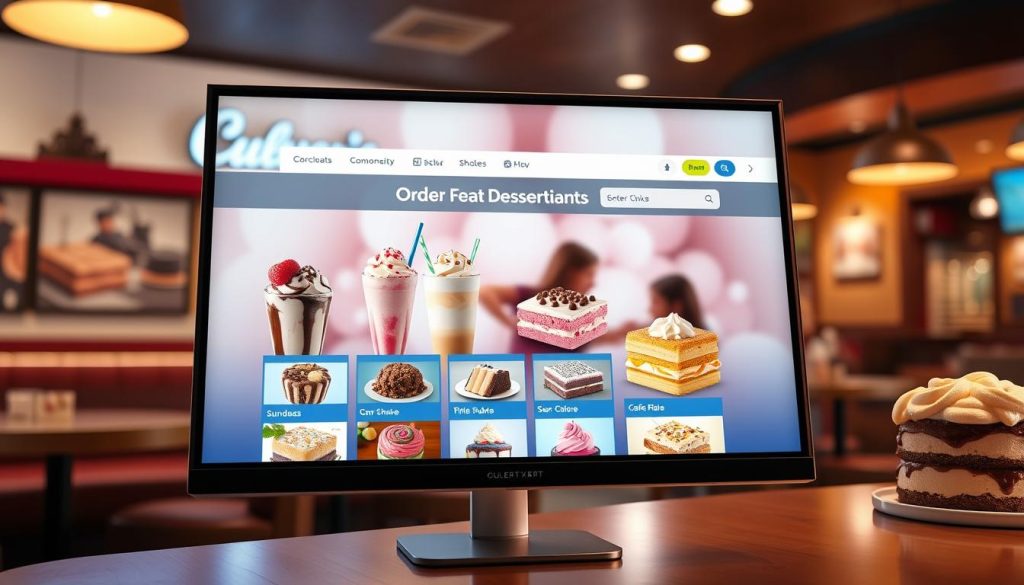 Culver's Online Dessert Ordering