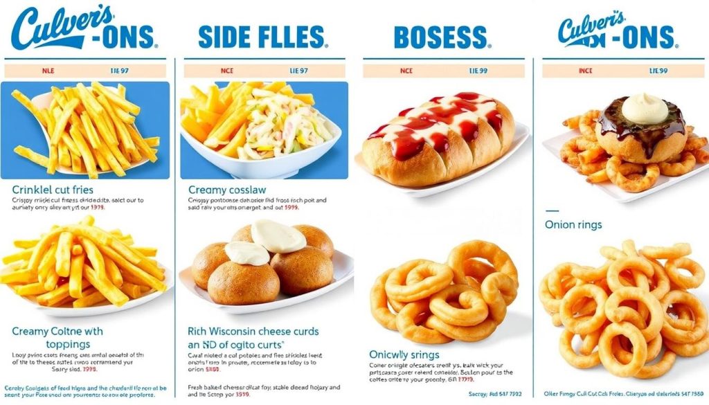 Culver's Side Orders Takeout Menu