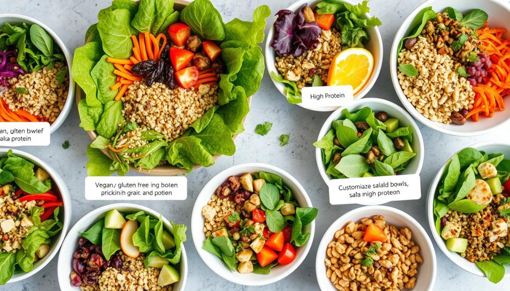 Customizable Salad Bowls Dietary Options