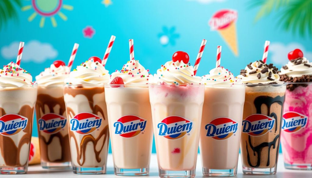 Dairy Queen Milkshake Varieties