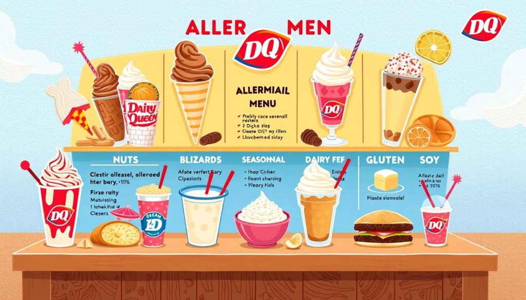 Dairy Queen Seasonal Allergen Menu