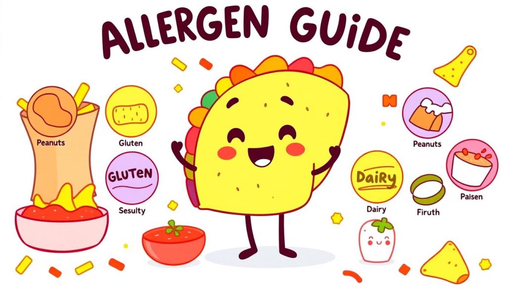 Del Taco Kids Menu Allergen Guide