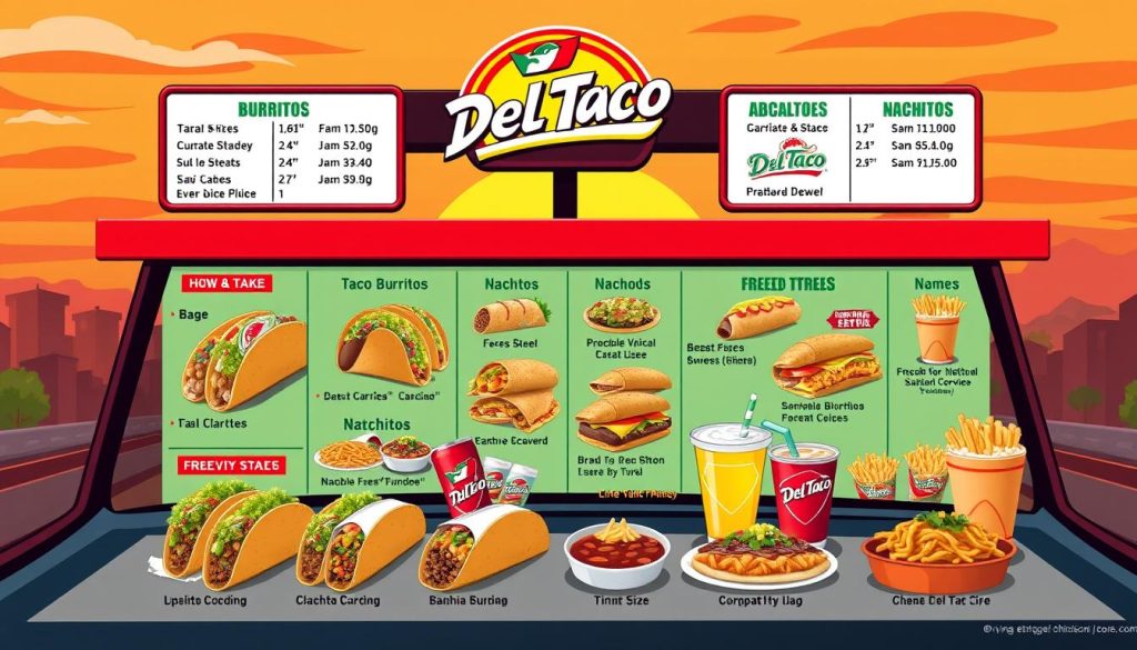 Del Taco Mexican Fast Food Comparison