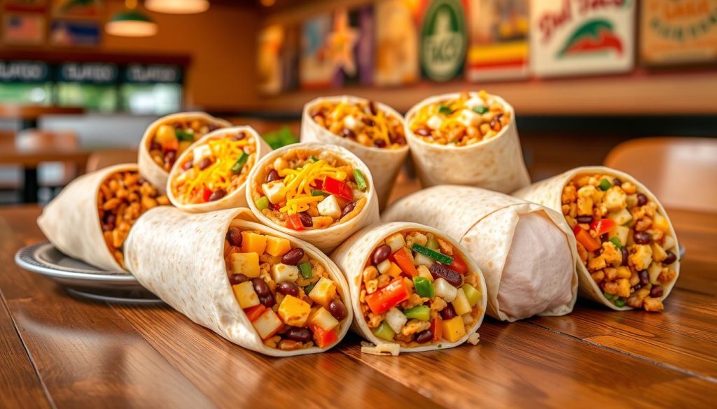 Del Taco Value Menu Burritos