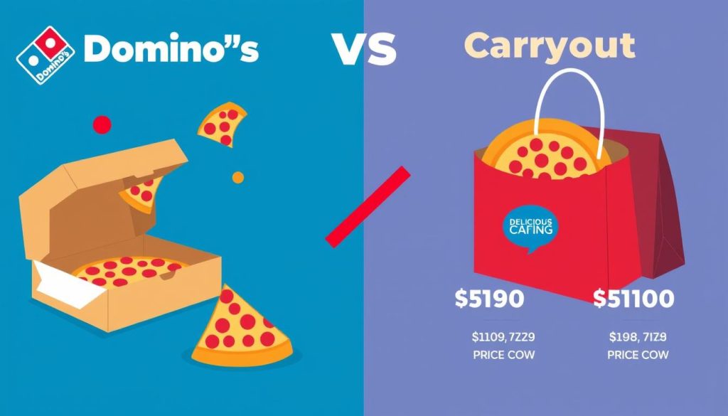 Domino's Delivery and Carryout Pricing Comparison