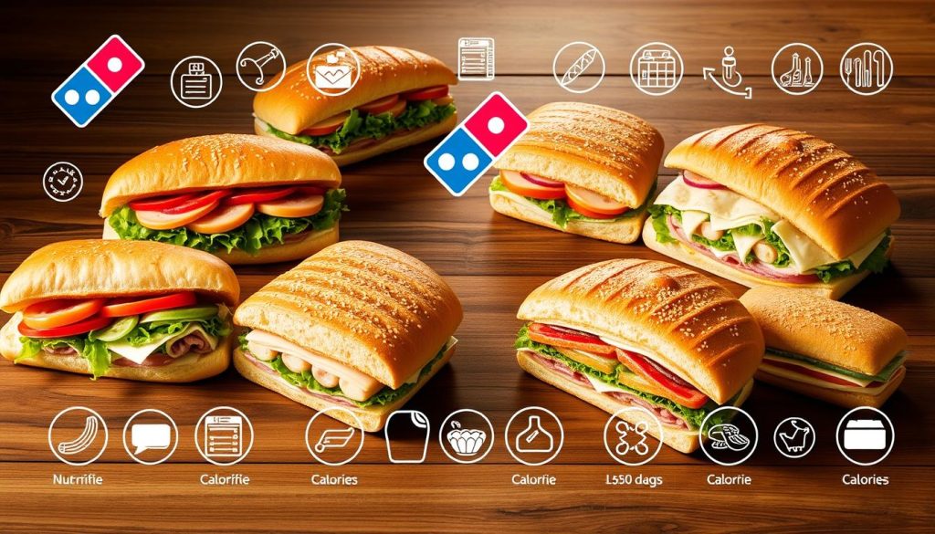 Domino's sandwich nutrition facts