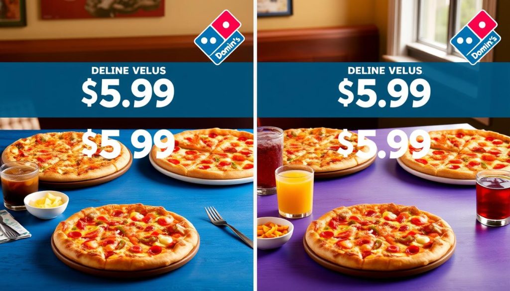 Domino's value menu comparison