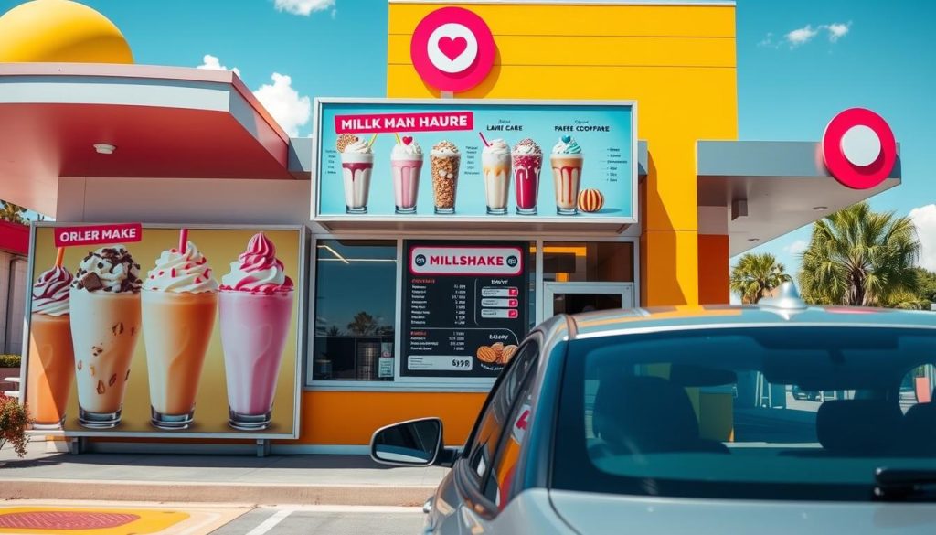 Drive-Thru Milkshake Ordering Experience