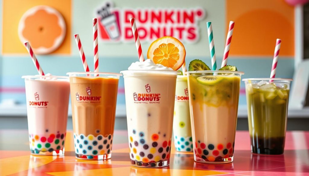 Dunkin Donuts Boba Menu Selections