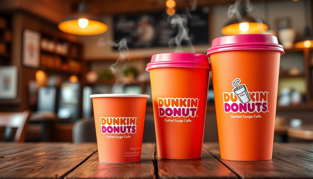 Dunkin Donuts Coffee Size Options