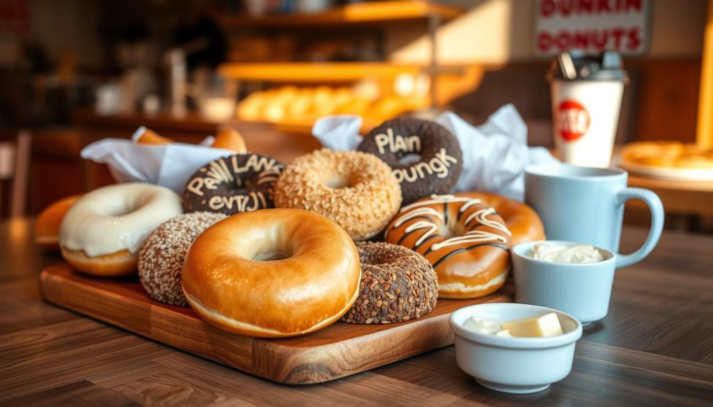 Dunkin Donuts Grab-and-Go Bagel Options