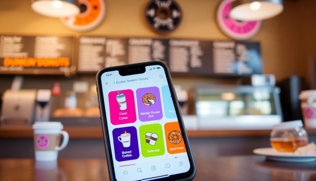 Dunkin Donuts Mobile App Ordering