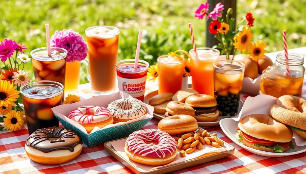 Dunkin Donuts Summer Catering Spread