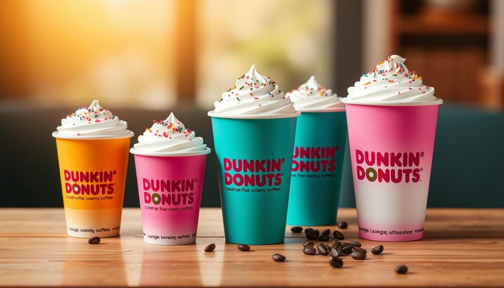 Dunkin Donuts drive-thru coffee sizes