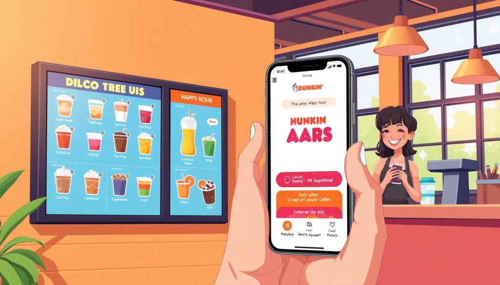 Dunkin Happy Hour Menu Access Methods