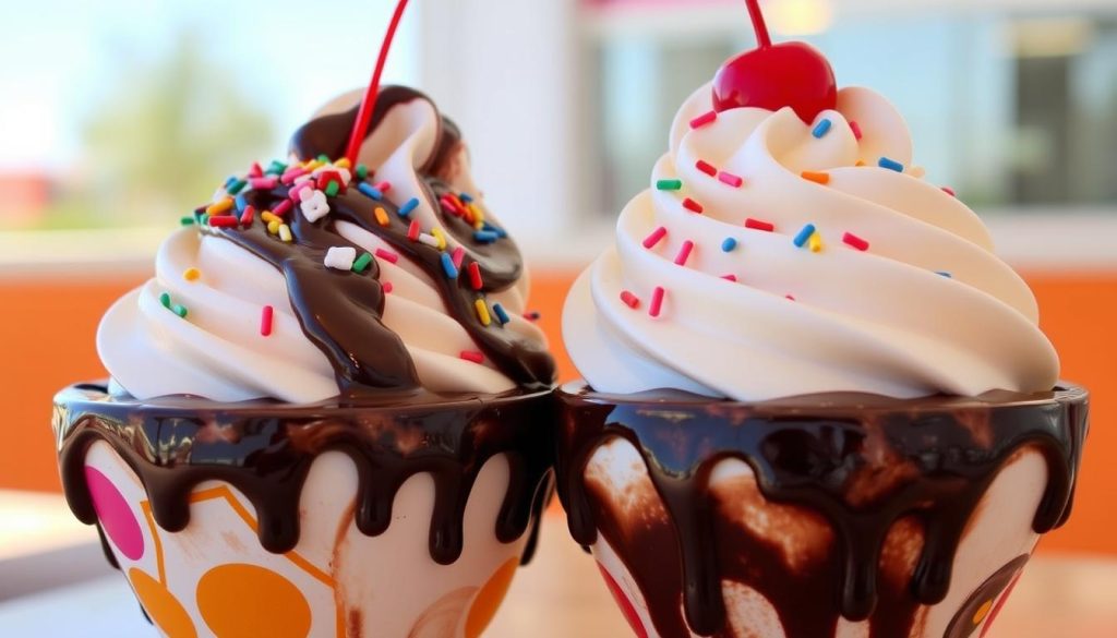 Dunkin Ice Cream Sundaes